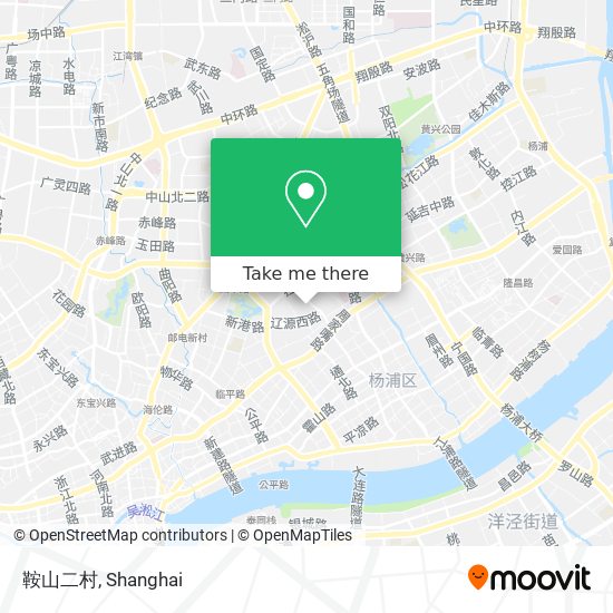 鞍山二村 map