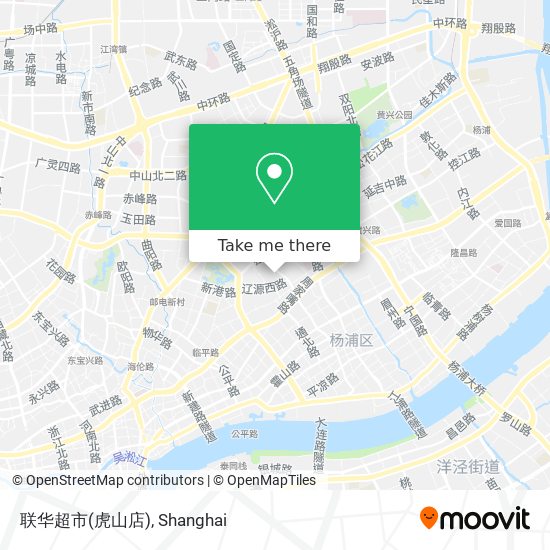 联华超市(虎山店) map