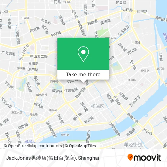 JackJones男装店(假日百货店) map
