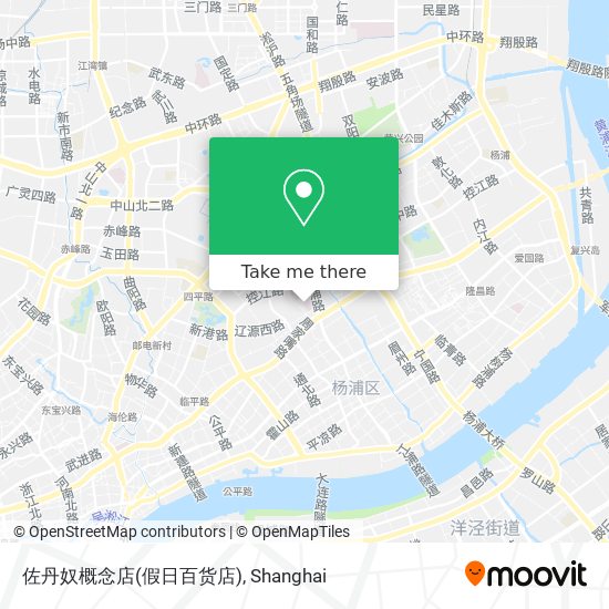 佐丹奴概念店(假日百货店) map