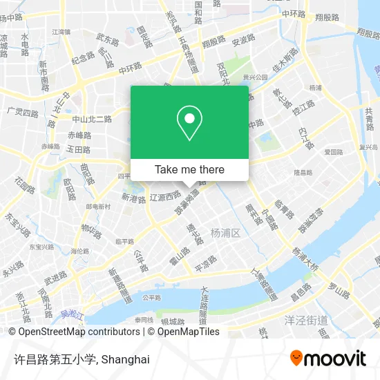 许昌路第五小学 map