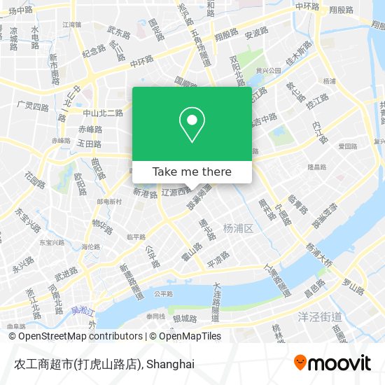 农工商超市(打虎山路店) map