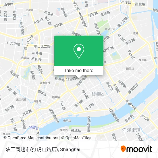 农工商超市(打虎山路店) map