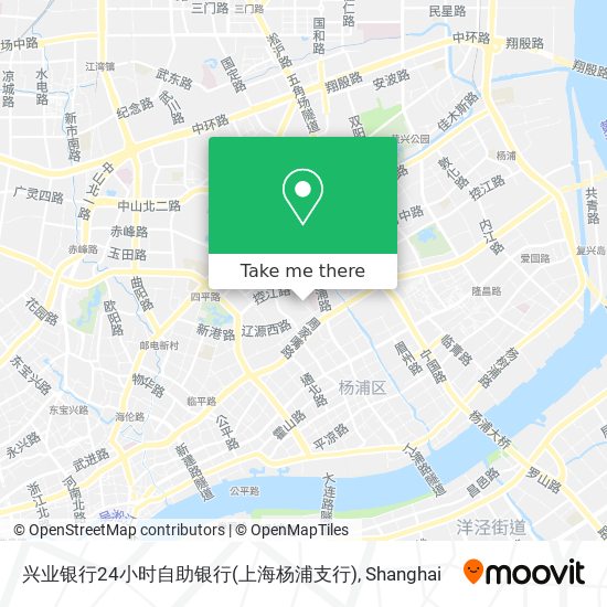兴业银行24小时自助银行(上海杨浦支行) map