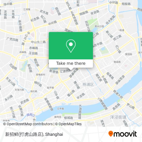 新招鲜(打虎山路店) map