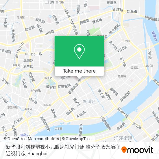 新华眼利斜视弱视小儿眼病视光门诊 准分子激光治疗近视门诊 map