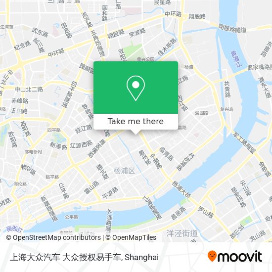 上海大众汽车 大众授权易手车 map
