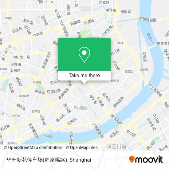 华升新苑停车场(周家嘴路) map