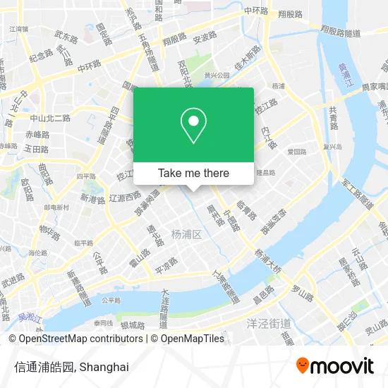 信通浦皓园 map
