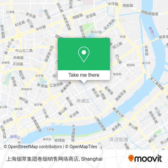 上海烟草集团卷烟销售网络商店 map