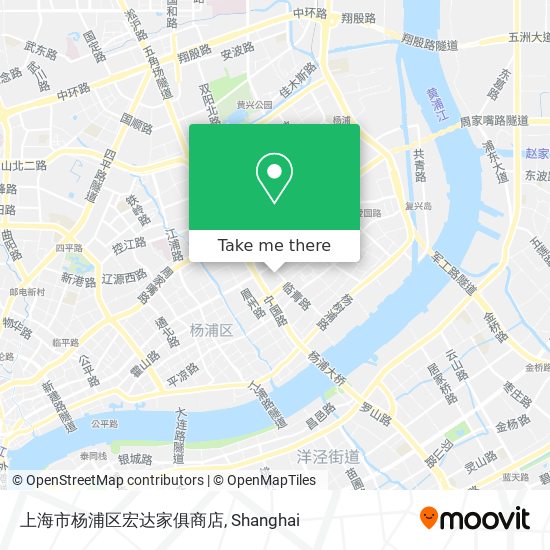 上海市杨浦区宏达家俱商店 map