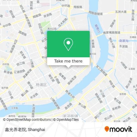 鑫光养老院 map