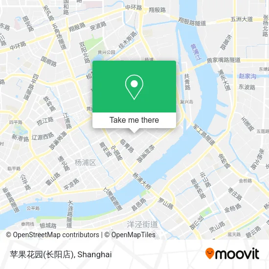 苹果花园(长阳店) map