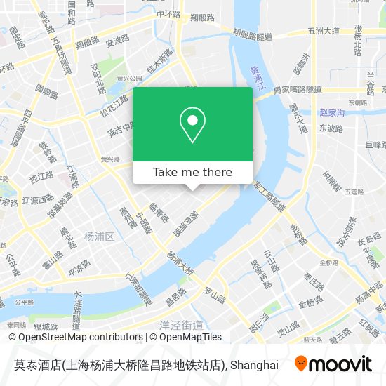莫泰酒店(上海杨浦大桥隆昌路地铁站店) map