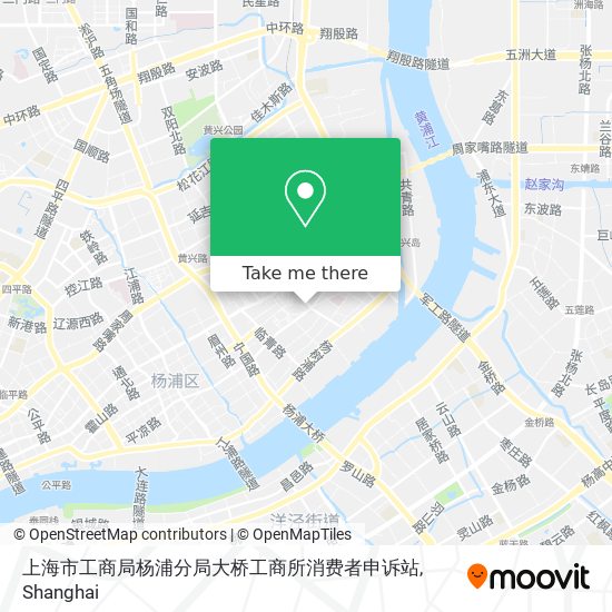 上海市工商局杨浦分局大桥工商所消费者申诉站 map
