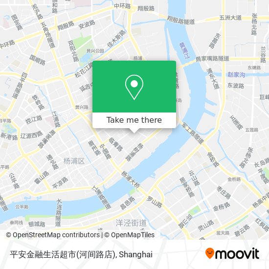 平安金融生活超市(河间路店) map