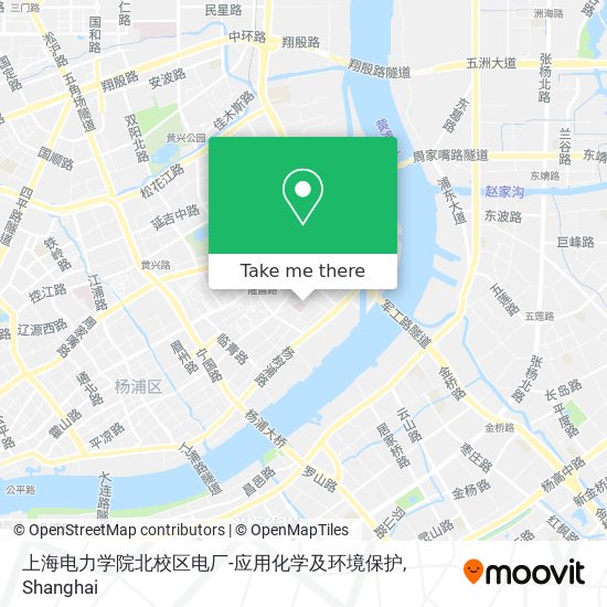 上海电力学院北校区电厂-应用化学及环境保护 map