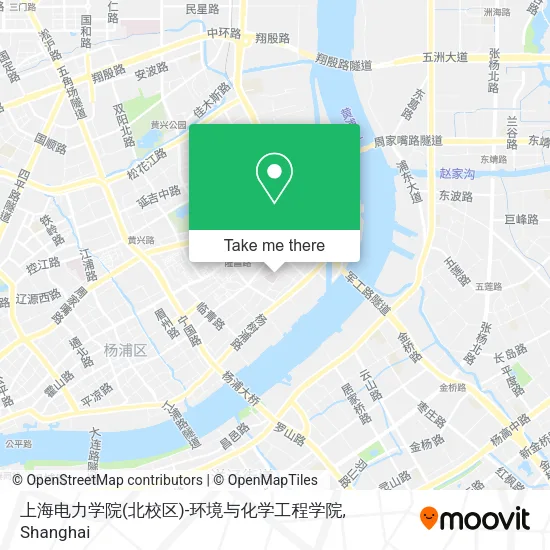上海电力学院(北校区)-环境与化学工程学院 map