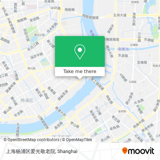 上海杨浦区爱光敬老院 map