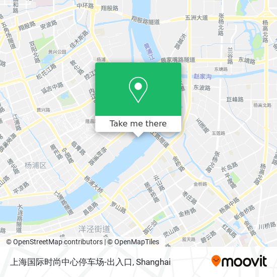 上海国际时尚中心停车场-出入口 map