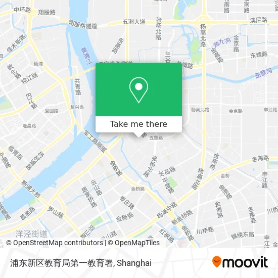 浦东新区教育局第一教育署 map
