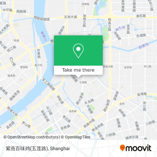 紫燕百味鸡(五莲路) map