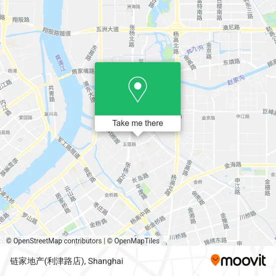 链家地产(利津路店) map