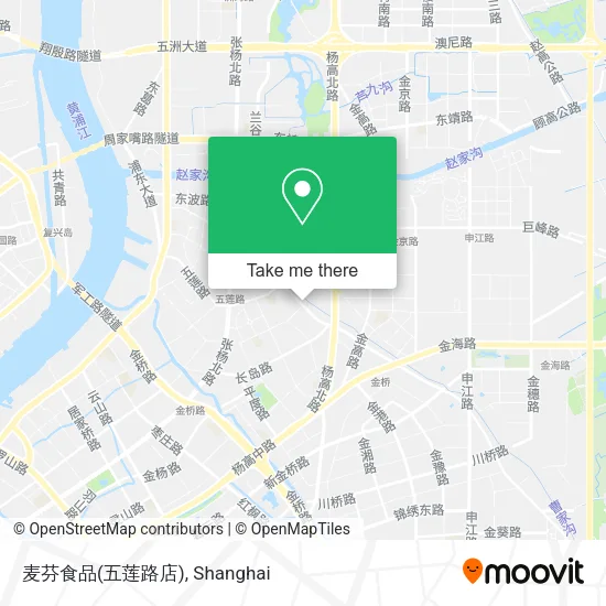 麦芬食品(五莲路店) map