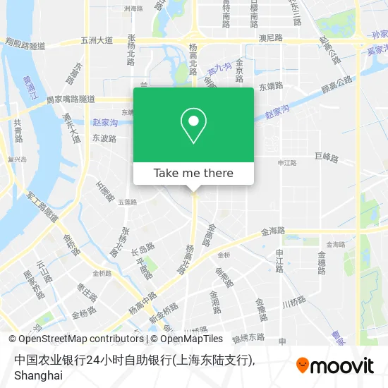 中国农业银行24小时自助银行(上海东陆支行) map