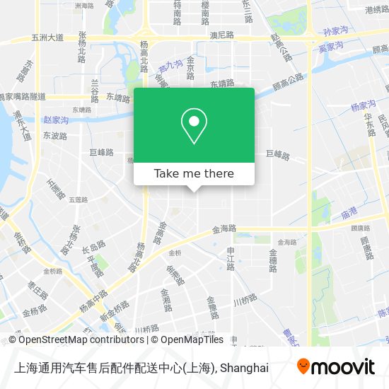 上海通用汽车售后配件配送中心 map