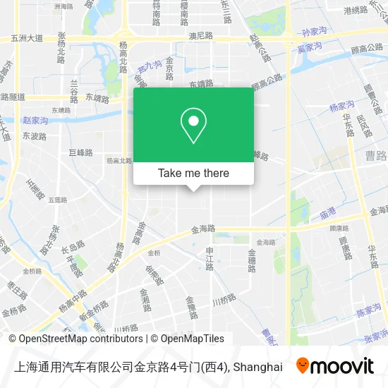 上海通用汽车有限公司金京路4号门(西4) map