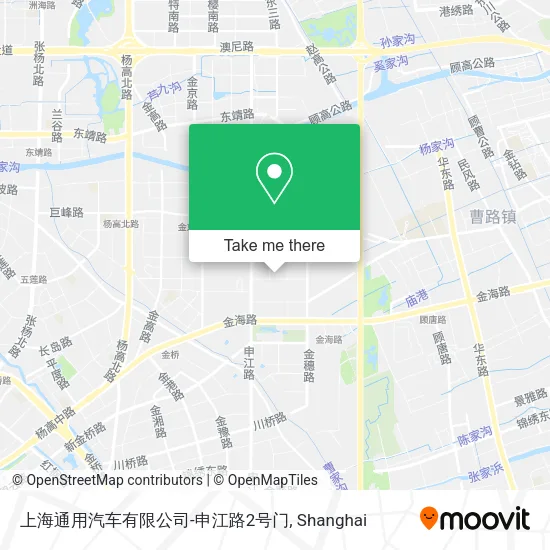 上海通用汽车有限公司-申江路2号门 map