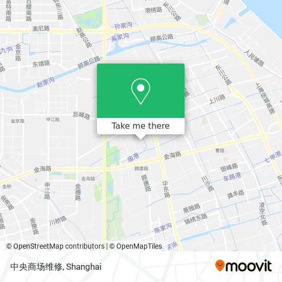 中央商场维修 map