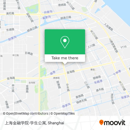 上海金融学院-学生公寓 map