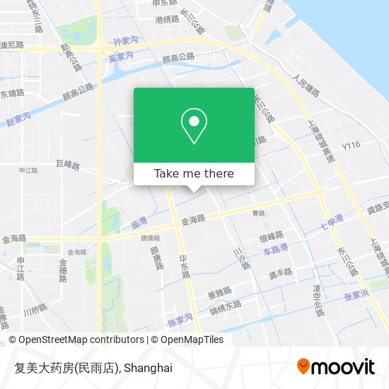 复美大药房(民雨店) map