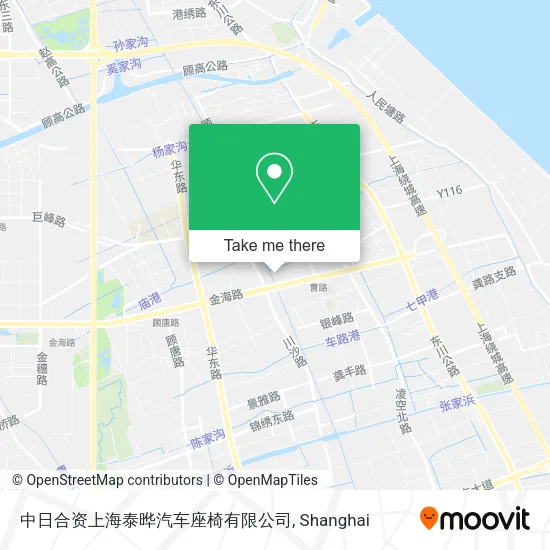 中日合资上海泰晔汽车座椅有限公司 map
