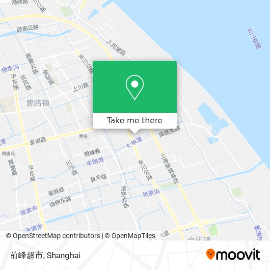 前峰超市 map