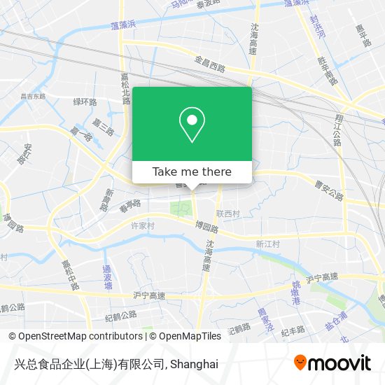 兴总食品企业(上海)有限公司 map