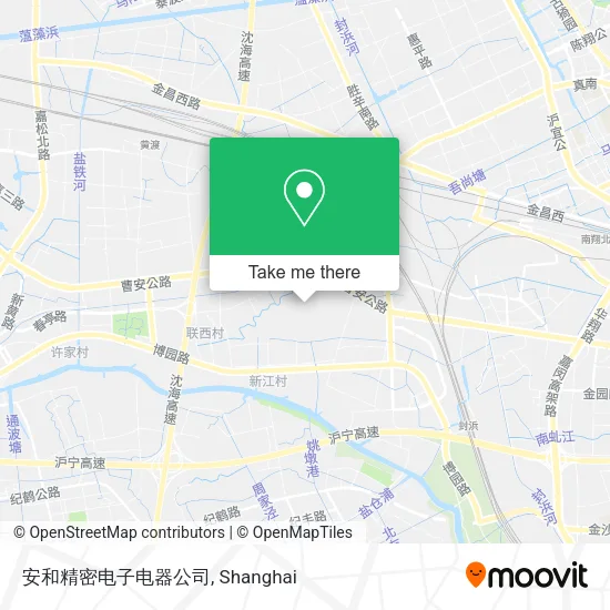 安和精密电子电器公司 map