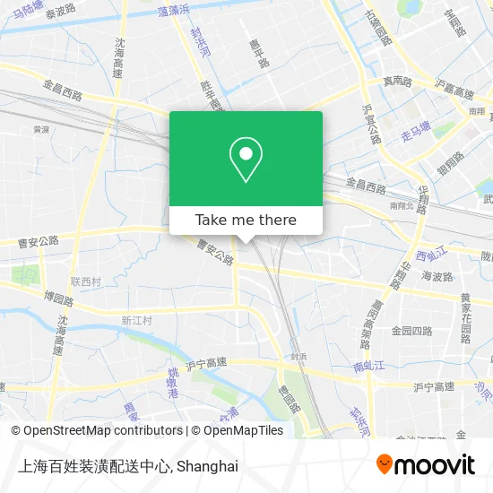 上海百姓装潢配送中心 map