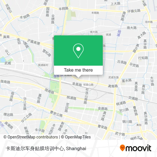 卡斯迪尔车身贴膜培训中心 map