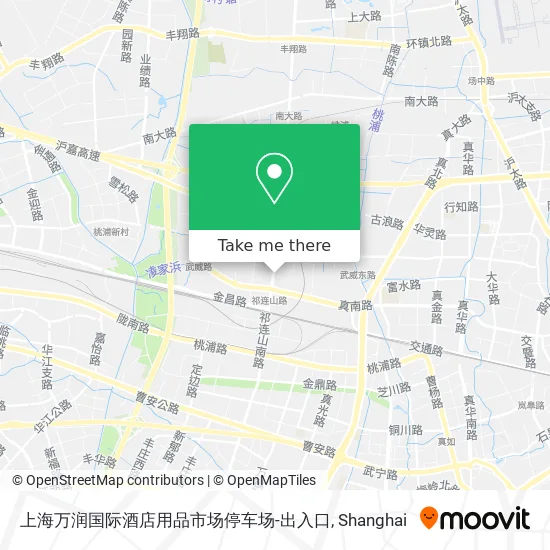 上海万润国际酒店用品市场停车场-出入口 map