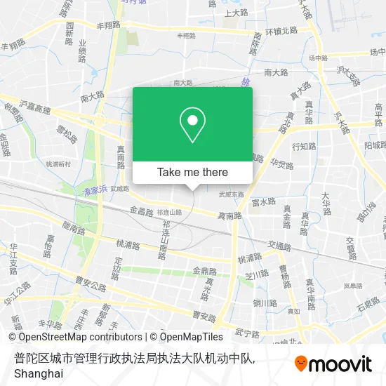 普陀区城市管理行政执法局执法大队机动中队 map