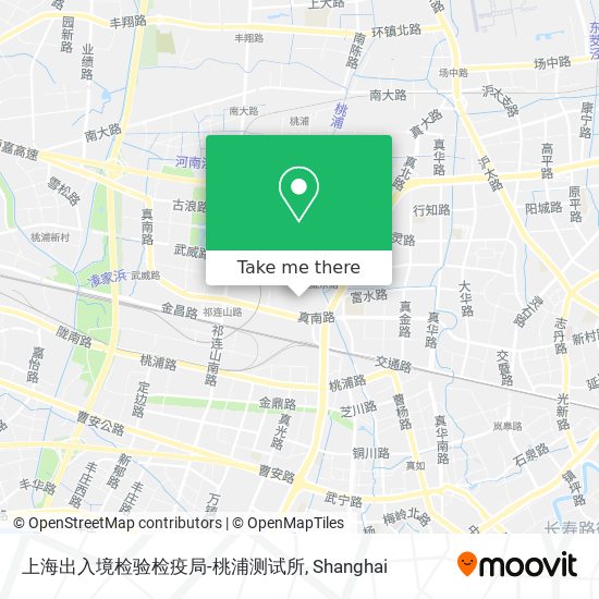 上海出入境检验检疫局-桃浦测试所 map