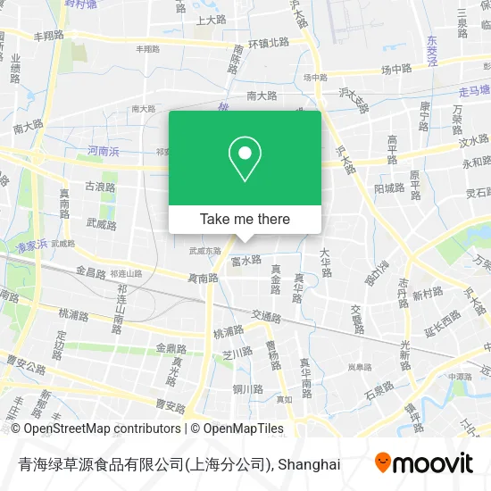 青海绿草源食品有限公司(上海分公司) map