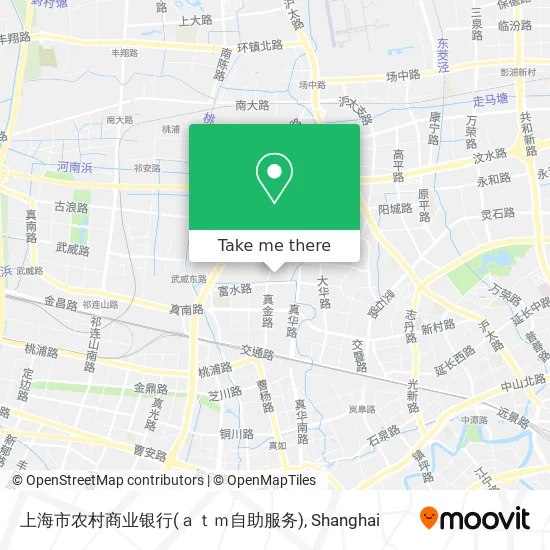 上海市农村商业银行(ａｔｍ自助服务) map