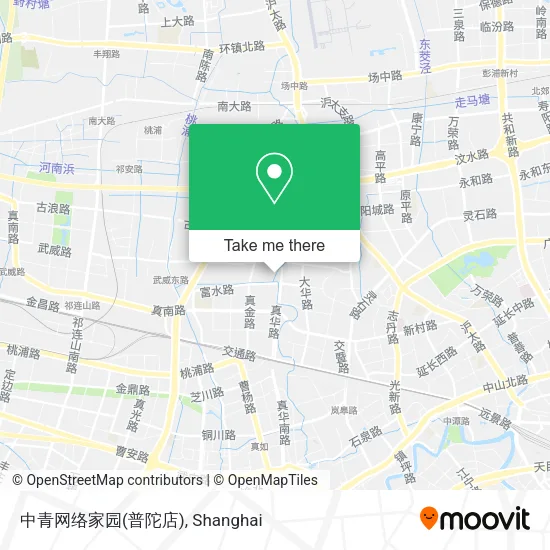中青网络家园(普陀店) map