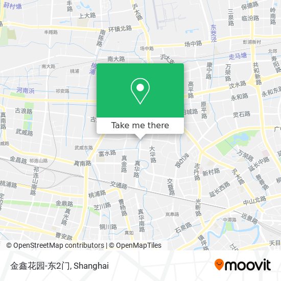 金鑫花园-东2门 map
