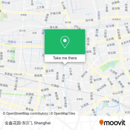 金鑫花园-东2门 map