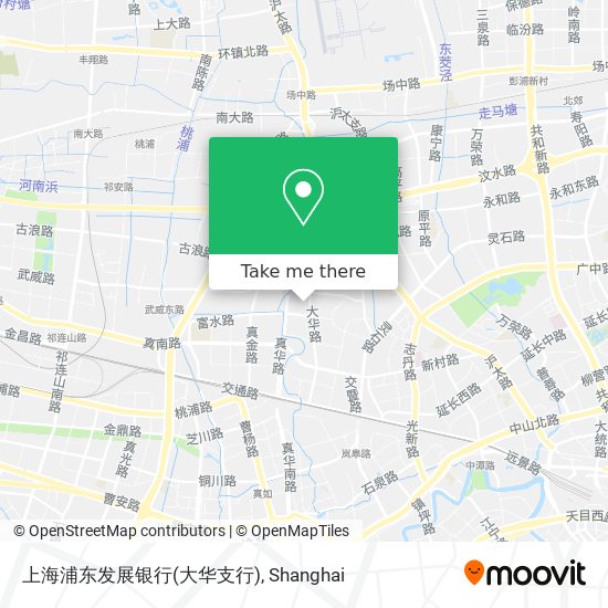 上海浦东发展银行(大华支行) map